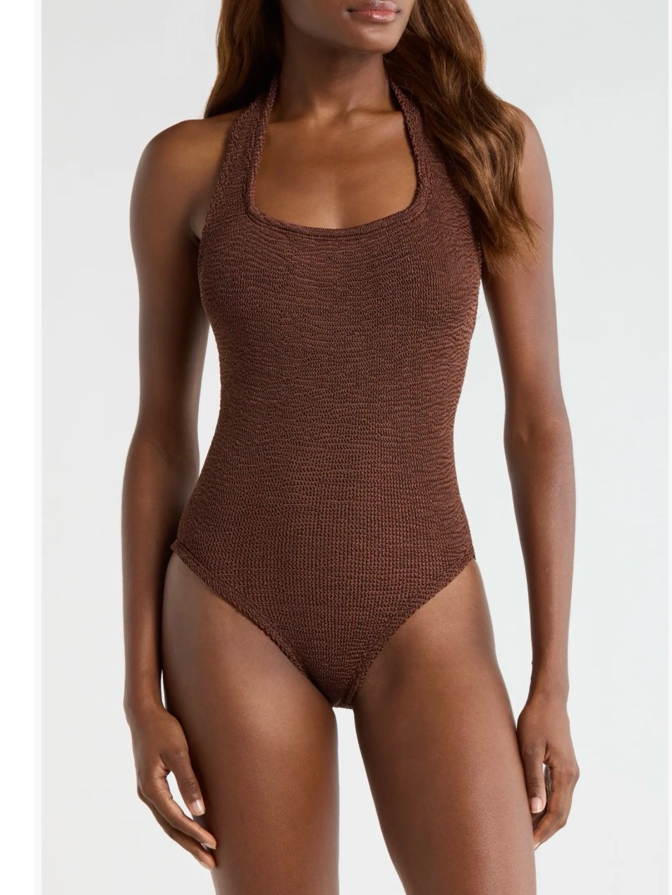 Hunza G Nwt Sandy One-Piece Halter Swimsuit No Offer Item